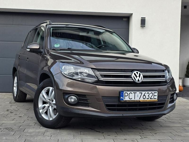 Brązowy Używany 2015 VW Tiguan SUV | 45 990 zł (Super Cena) - Obraz 1/4