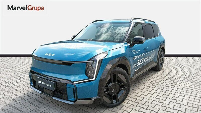 Niebieski (metalik) Używany 2023 Kia EV9 2 SUV | 269 900 zł - Obraz 1/4