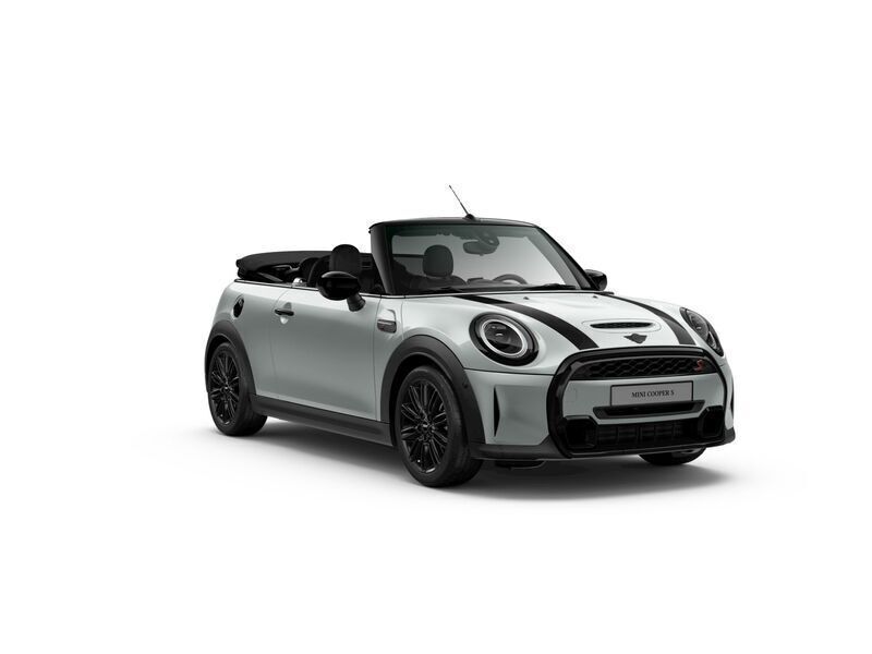 White silver metalizowany Używany 2022 Mini Cooper S Cabriolet Kabriolet | 124 900 zł - Obraz 1/3