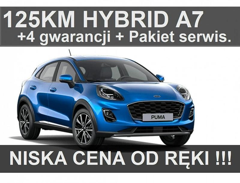 Niebieski (metalik) Nowe 2024 Ford Puma Gen-E SUV | 112 791 zł - Obraz 1/3