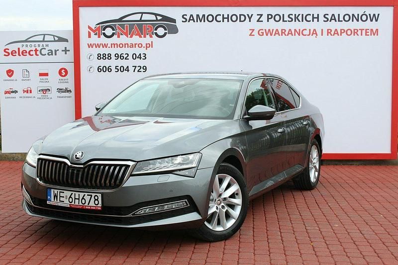 Szary Używany 2022 Skoda Superb Ambition Sedan/Limuzyna | 83 900 zł (Uczciwa cena) - Obraz 1/4
