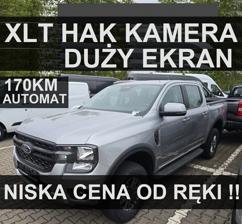 Srebrny Nowe 2024 Ford Ranger XLT Pickup | 184 377 zł - Obraz 1/4