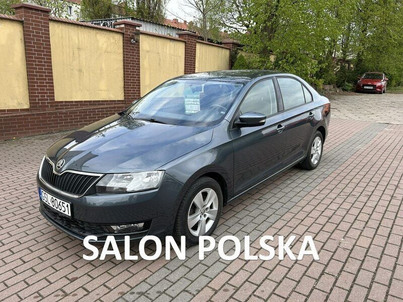 Szary (metalik) Używany 2019 Skoda Rapid Sedan/Limuzyna | 39 900 zł (Uczciwa cena) - Obraz 1/4
