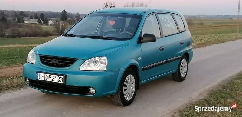Niebieski Używany 2004 Kia Carens Minivan | 6000 zł (Uczciwa cena) - Obraz 1/4