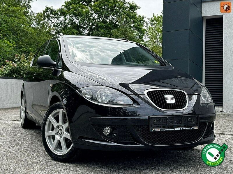 Czarny (metalik) Używany 2008 Seat Altea XL Minivan | 12 900 zł (Dobra cena) - Obraz 1/4