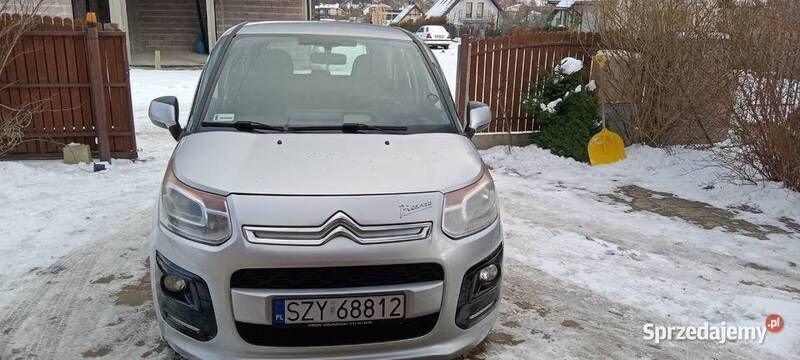 Srebrny Używany 2014 Citroën C3 Picasso Minivan | 27 900 zł - Obraz 1/4