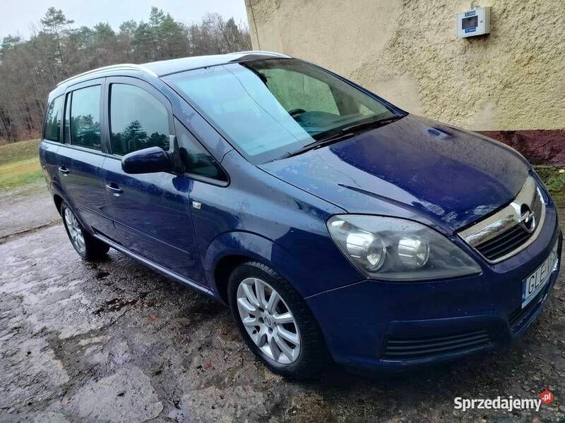Niebieski Używany 2007 Opel Zafira Minivan | 8000 zł (Uczciwa cena) - Obraz 1/4