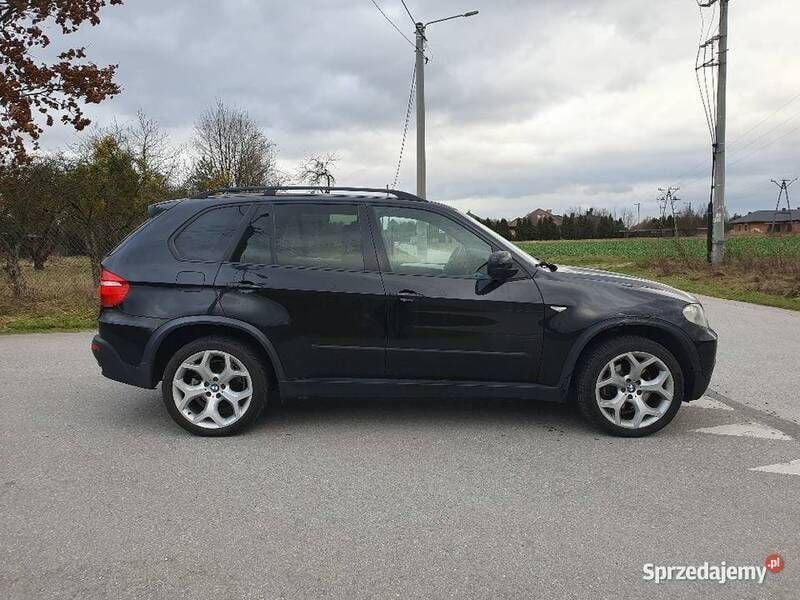 Czarny Używany 2008 BMW X5 SUV | 52 900 zł (Dość drogi) - Obraz 1/4