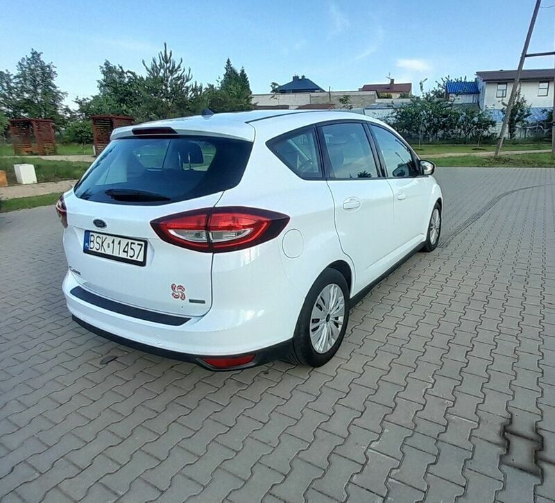 Biały Używany 2018 Ford C-MAX Minivan | 35 500 zł (Uczciwa cena) - Obraz 1/4