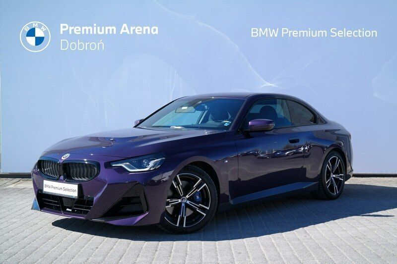 Fioletowy (metalik) Używany 2022 BMW 220 Coupe | 174 900 zł (Dobra cena) - Obraz 1/4