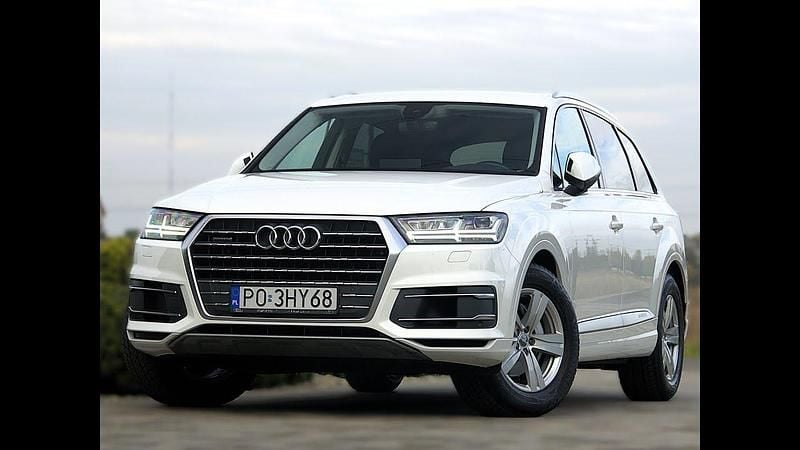 Biały Używany 2018 Audi Q7 Ambiente SUV | 99 000 zł - Obraz 1/4