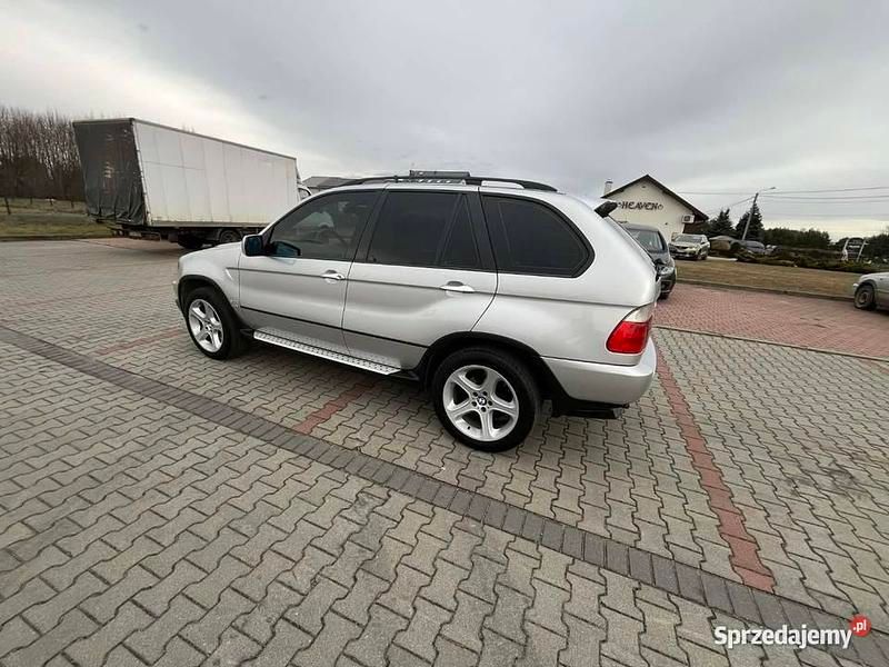 Srebrny Używany 2003 BMW X5 SUV | 23 500 zł (Uczciwa cena) - Obraz 1/4