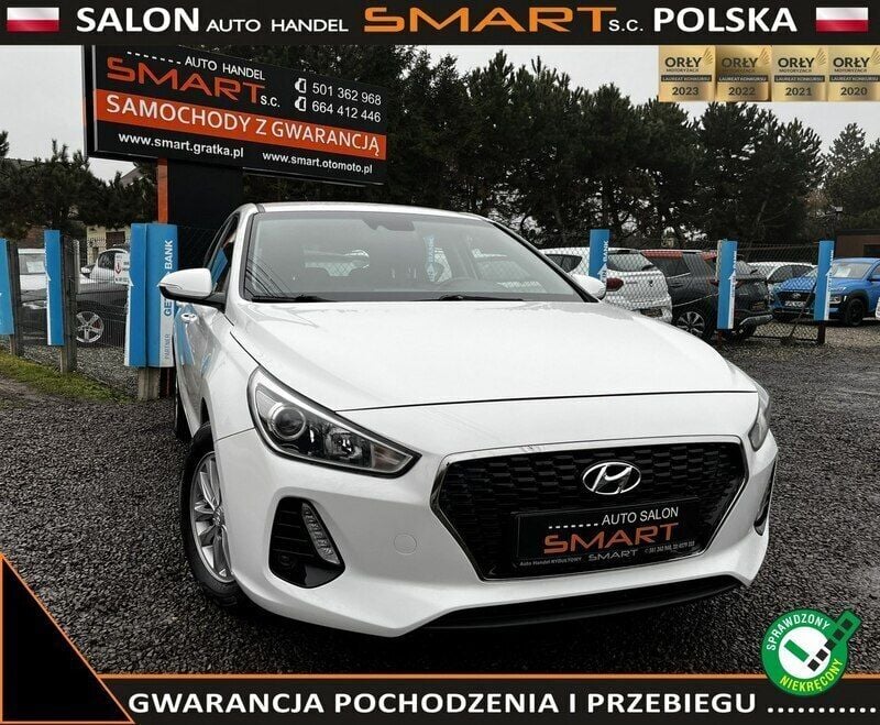 Biały Używany 2017 Hyundai i30 Hatchback | 49 900 zł (Uczciwa cena) - Obraz 1/4