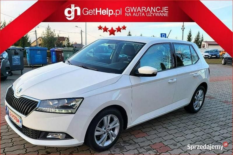 Biały Używany 2021 Skoda Fabia Hatchback | 34 555 zł (Dobra cena) - Obraz 1/4