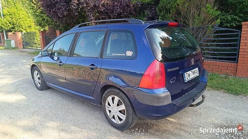 Granatowy Używany 2004 Peugeot 307 Kombi | 3400 zł (Uczciwa cena) - Obraz 1/4