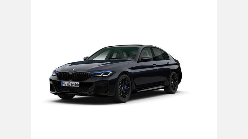 Czarny carbon m metalizowany Używany 2022 BMW 520 Shadowline Sedan/Limuzyna | 184 900 zł (Drogi) - Obraz 1/3
