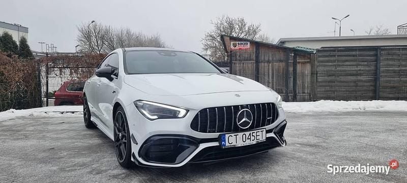 Używany Mercedes CLA45 AMG AMG 2023 Biały Sedan/Limuzyna