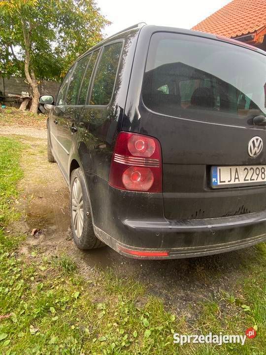 Czarny Używany 2007 VW Touran Minivan | 10 500 zł (Uczciwa cena) - Obraz 1/3