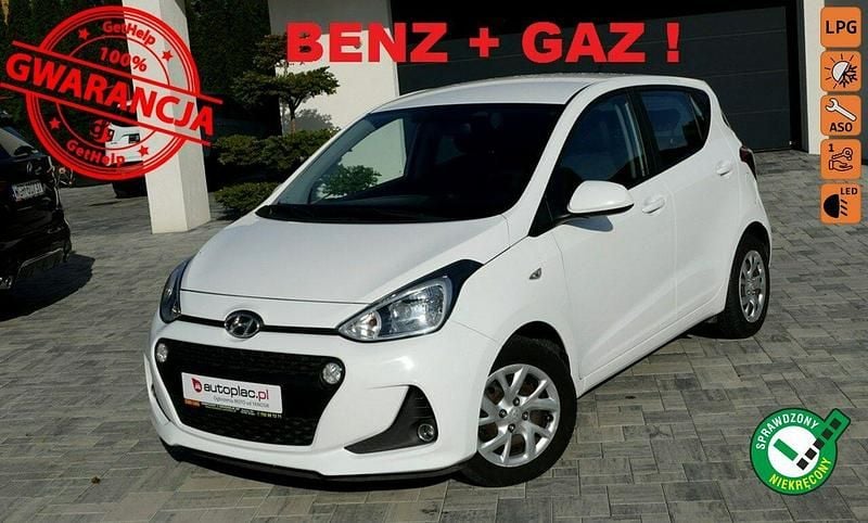 Biały Używany 2018 Hyundai i10 Hatchback | 32 500 zł - Obraz 1/4