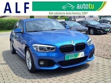Niebieski Używany 2019 BMW 116 Shadowline Hatchback | 69 900 zł - Obraz 1/4