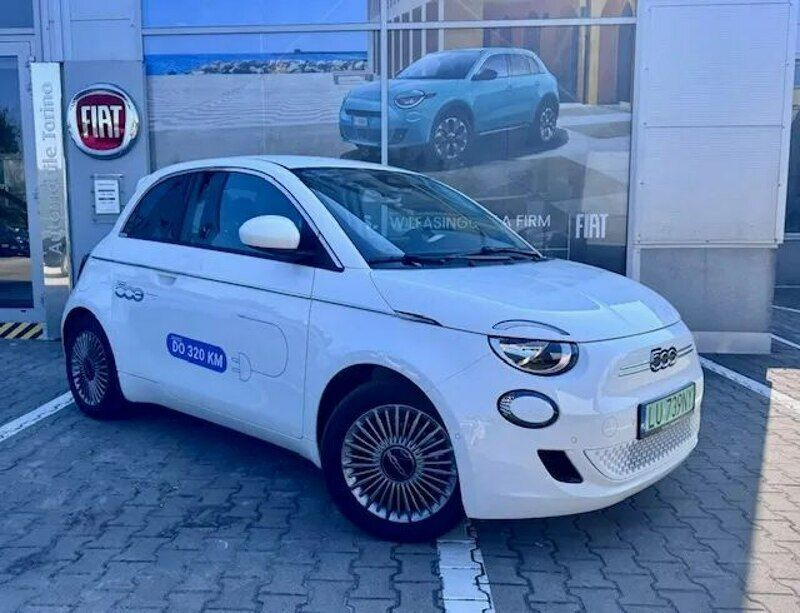 Biały Używany 2023 Fiat 500e Hatchback | 136 000 zł (Dobra cena) - Obraz 1/4
