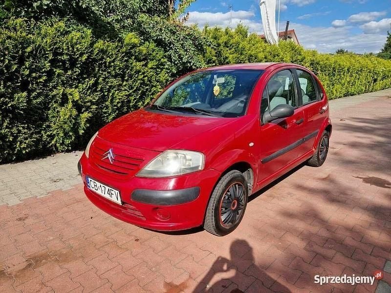 Czerwony Używany 2002 Citroën C3 Hatchback | 3200 zł (Dobra cena) - Obraz 1/4