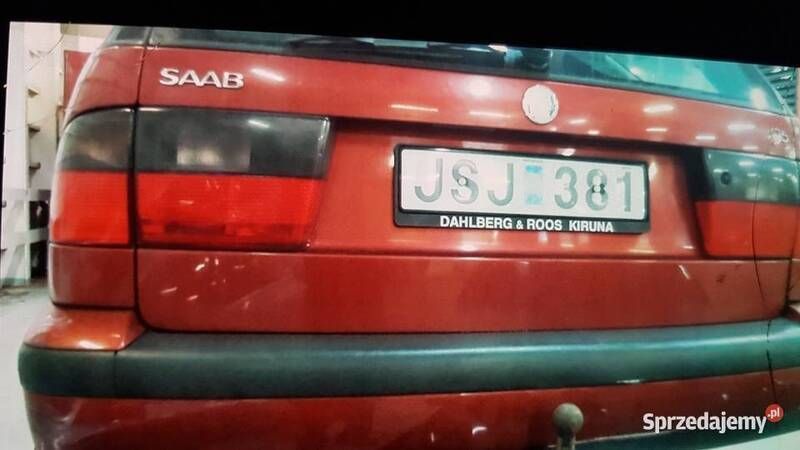 Czerwony Używany 1999 Saab 9-5 Kombi | 7000 zł - Obraz 1/4