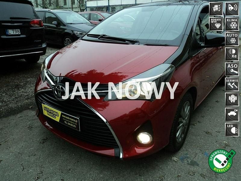 Czerwony Używany 2016 Toyota Yaris Hatchback | 32 000 zł (Dobra cena) - Obraz 1/4
