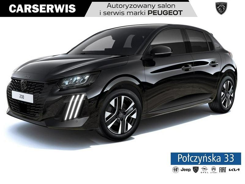 Nowe Peugeot 208 110 KM (80 kW) 2025 Czarny (metalik) Hatchback