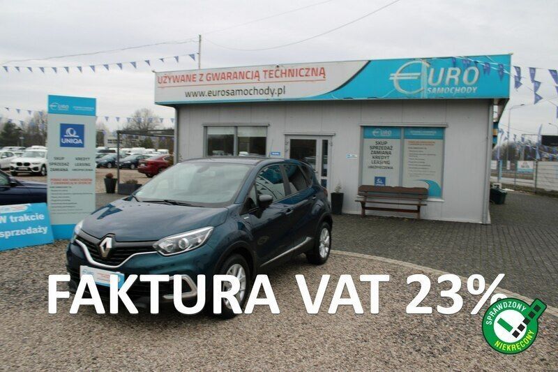 Zielony ciemny (metalik) Używany 2019 Renault Captur SUV | 38 943 zł (Dobra cena) - Obraz 1/4