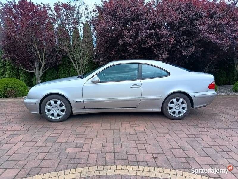 Używany Mercedes CLK200 Avantgarde 2000 Srebrny Coupe