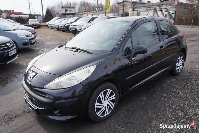 Czarny Używany 2007 Peugeot 207 Hatchback | 9900 zł (Dość drogi) - Obraz 1/4