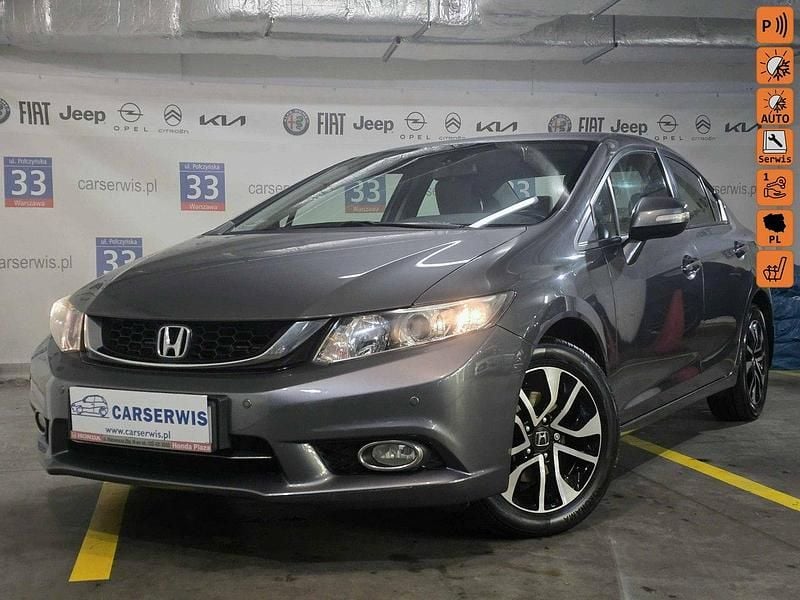 Szary (metalik) Używany 2016 Honda Civic Sedan/Limuzyna | 41 800 zł (Dobra cena) - Obraz 1/4