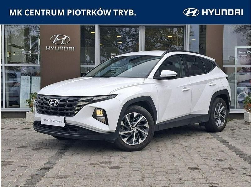 Biały Używany 2021 Hyundai Tucson SUV | 87 900 zł (Uczciwa cena) - Obraz 1/4