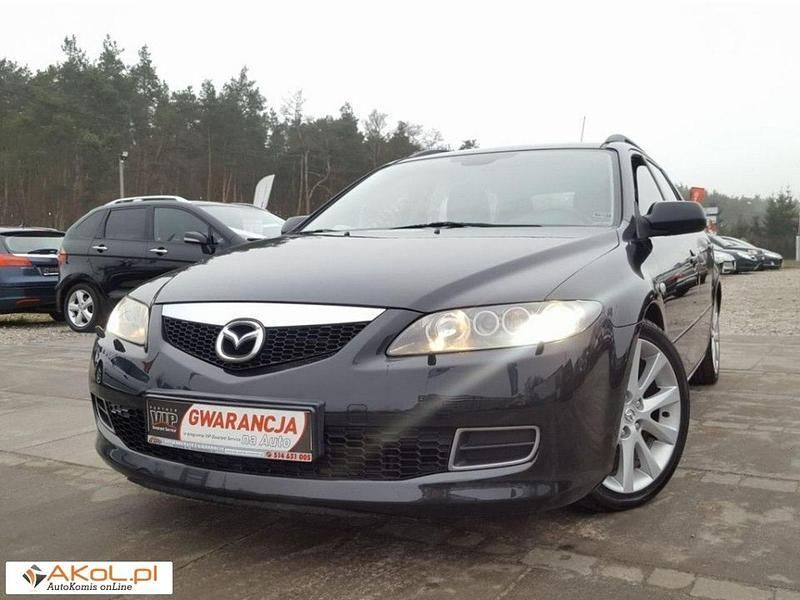 Czarny (metalik, perła) Używany 2005 Mazda 6 Sedan/Limuzyna | 16 900 zł - Obraz 1/1