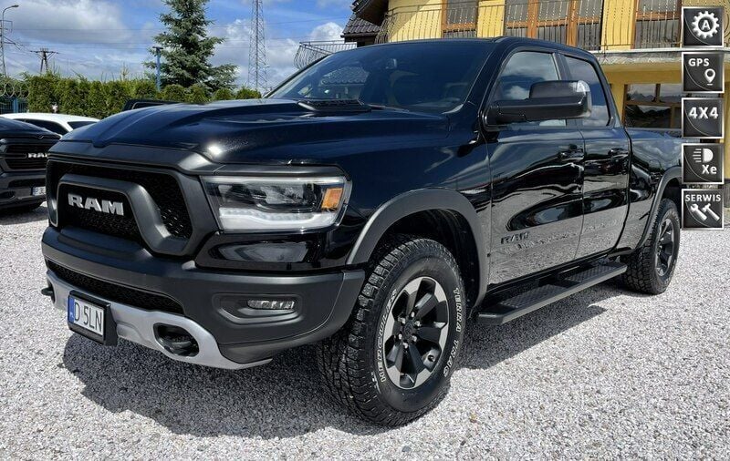 Czarny Używany 2019 RAM 1500 Pickup | 199 900 zł - Obraz 1/4
