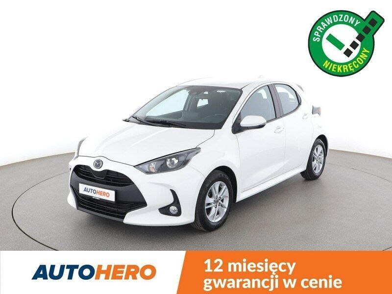 Biały Używany 2022 Mazda 2 Hatchback | 70 400 zł - Obraz 1/3