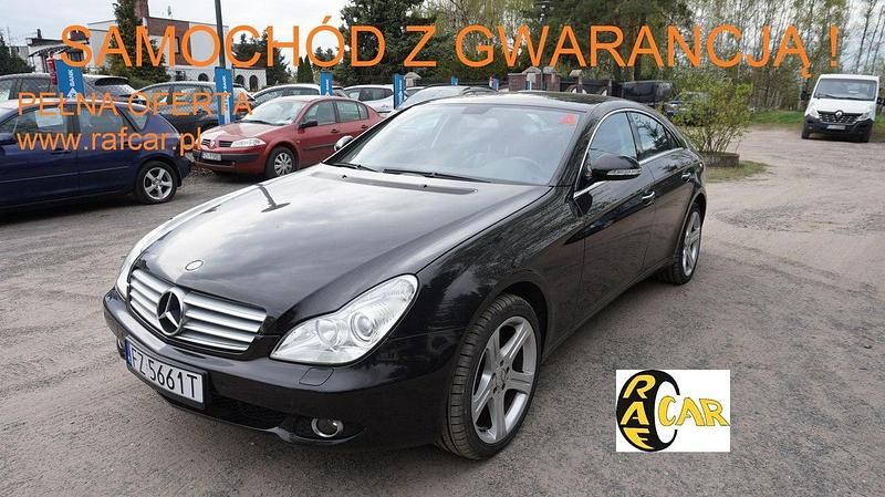 Czarny Używany 2006 Mercedes CLS320 Hatchback | 39 999 zł - Obraz 1/4