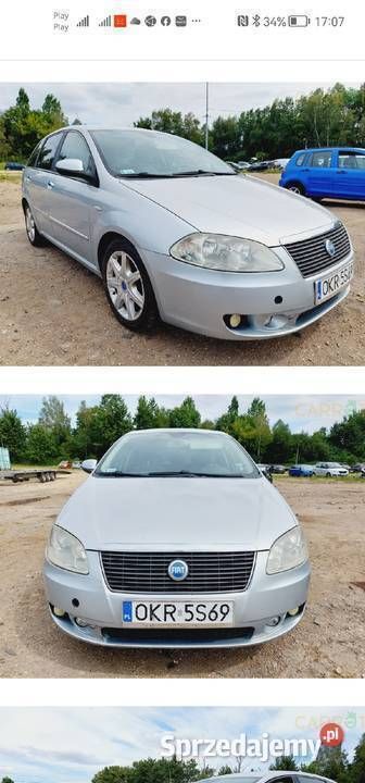 Srebrny Używany 2006 Fiat Croma Kombi | 5800 zł - Obraz 1/4