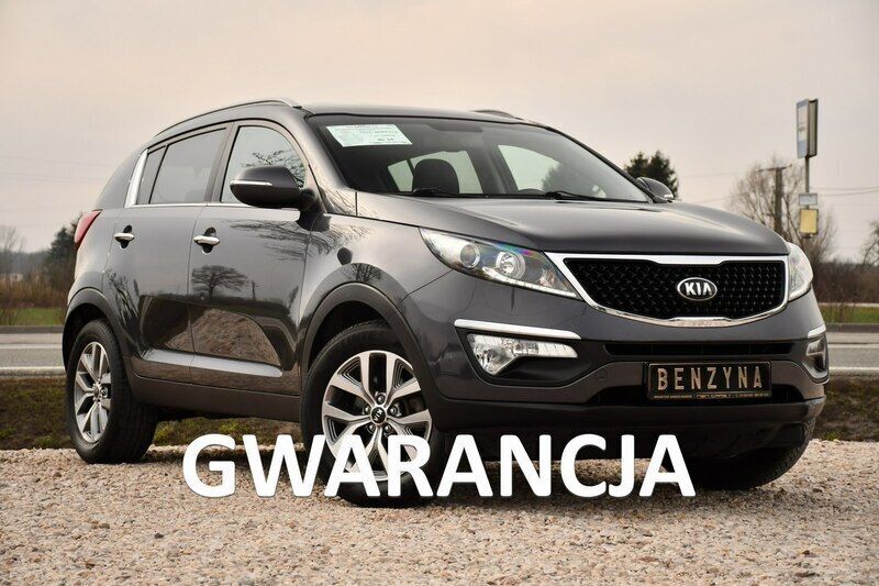Szary (metalik, perła) Używany 2015 Kia Sportage 2 SUV | 39 999 zł (Dobra cena) - Obraz 1/4