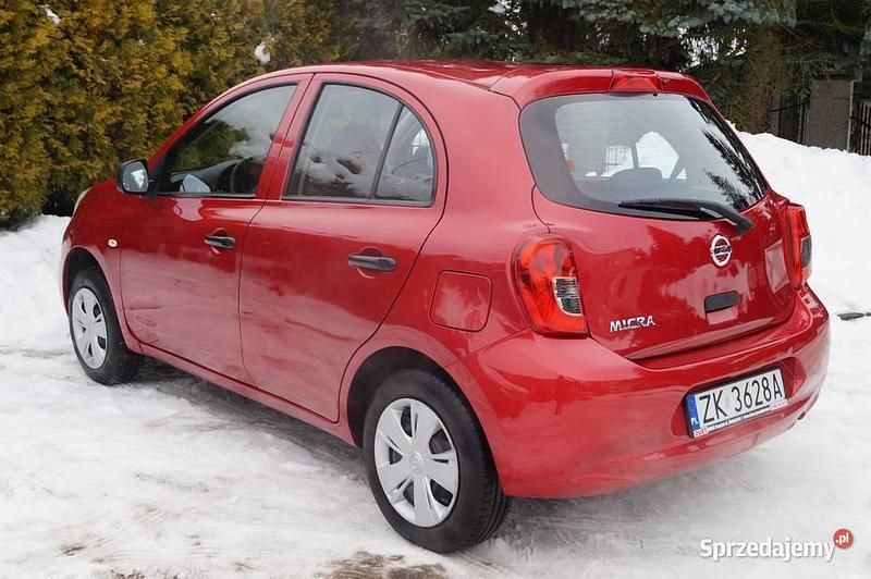 Używany Nissan Micra 2014 Czerwony Hatchback
