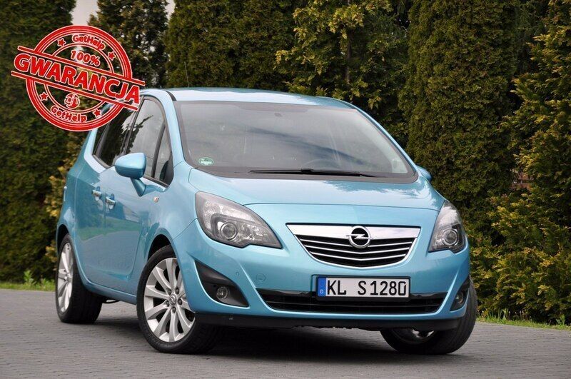 Niebieski Używany 2011 Opel Meriva Minivan | 17 900 zł (Dobra cena) - Obraz 1/4