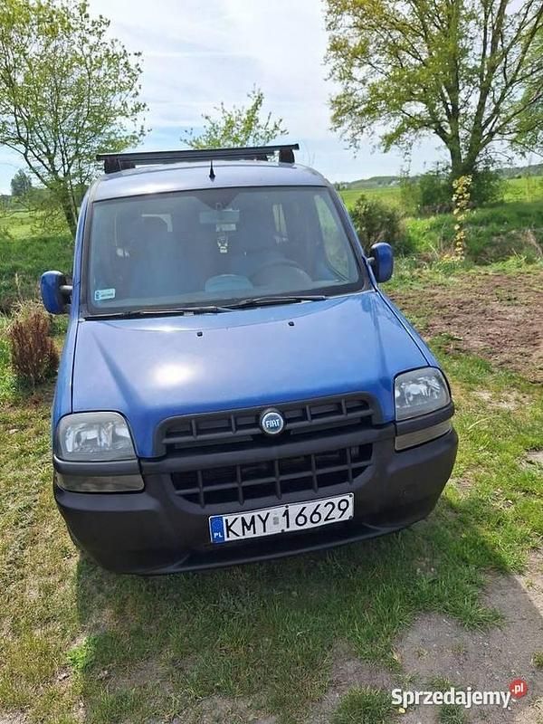 Niebieski Używany 2005 Fiat Doblò Minivan | 3500 zł - Obraz 1/4