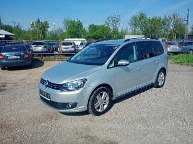 Srebrny Używany 2013 VW Touran Minivan | 29 800 zł (Uczciwa cena) - Obraz 1/4