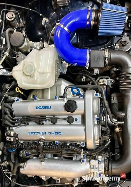 Granatowy Używany 2000 Mazda MX5 Kabriolet | 27 500 zł - Obraz 1/4