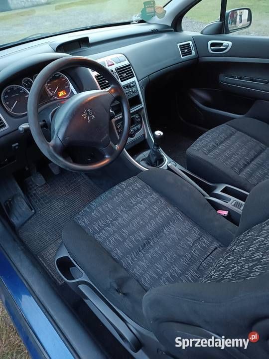 Niebieski Używany 2003 Peugeot 307 Hatchback | 4800 zł - Obraz 1/4