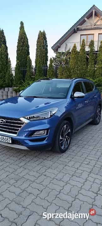 Niebieski Używany 2018 Hyundai Tucson SUV | 82 000 zł (Dość drogi) - Obraz 1/4