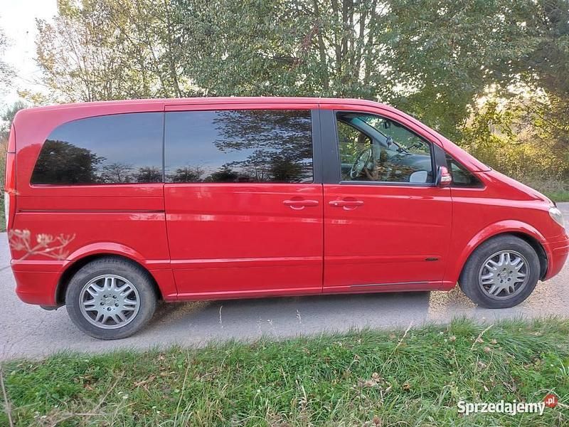 Czerwony Używany 2007 Mercedes Viano Minivan | 28 800 zł - Obraz 1/4