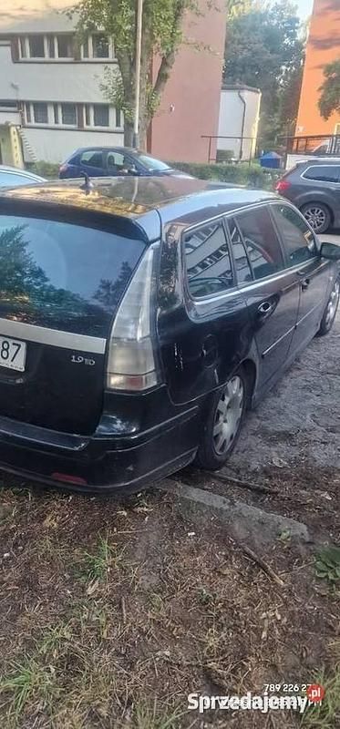 Używany Saab 9-3 2007 Czarny Kombi