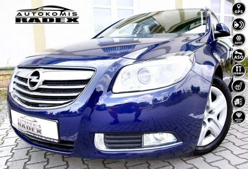 Niebieski Używany 2012 Opel Insignia Kombi | 21 499 zł (Dobra cena) - Obraz 1/4